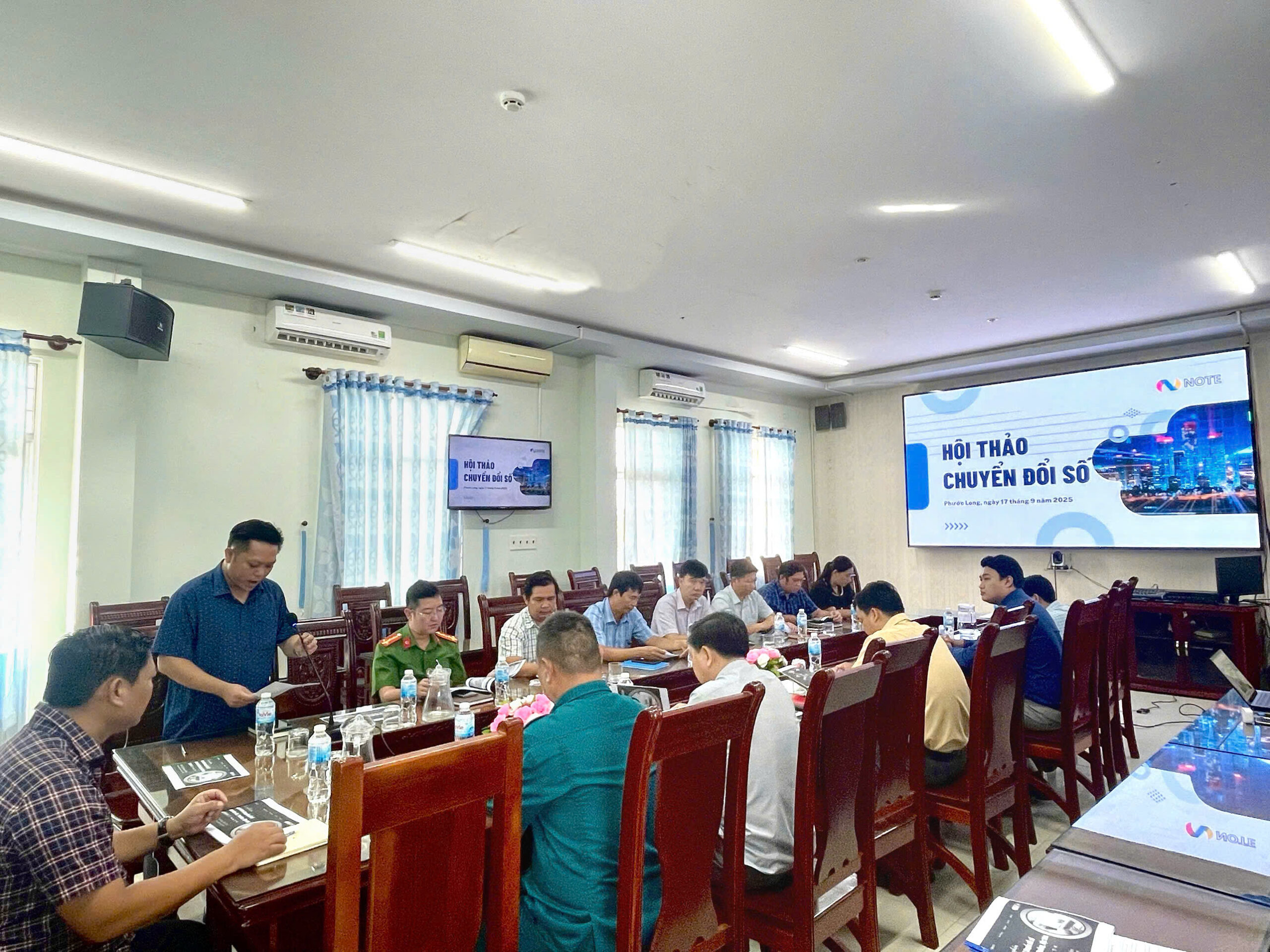Hội thảo chuyển đổi số tại xã Phước Long Note